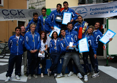 Risultati agonistici 2012 della squadra di Canoa Slalom Risultati agonistici 2012 della squadra di Canoa Slalom